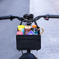 Sac de rangement pour vélo électrique Wuyang Business China, pochette pour téléphone à fixation avant pour scooter, boîte organisatrice pliable en cuir pour femme
