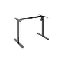 Bureau debout électrique ergonomique à hauteur réglable, cadre en métal noir, design moderne, 1200x600mm, pour usage domestique et professionnel
