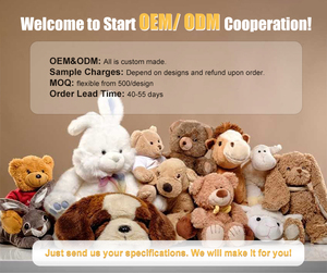 Búp bê gấu bông xoăn mềm mại và dễ thương tùy chỉnh đồ chơi nhồi bông Ngày lễ tình nhân đồ chơi thú nhồi bông bạn đồng hành của - Product Image 5