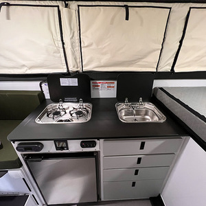 Pop Top-<span class=keywords><strong>Camper</strong></span> todoterreno para camión, 4x4 cama plana, camioneta, venta - Product Image 4