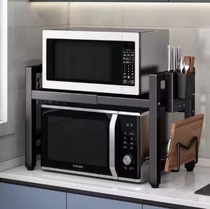Étagère robuste <span class=keywords><strong>pour</strong></span> four à micro-ondes en gros - Organisateur de cuisine en métal RTA, étagère de <span class=keywords><strong>rangement</strong></span> de comptoir <span class=keywords><strong>pour</strong></span> épices et <span class=keywords><strong>ustensiles</strong></span> - Product Image 3