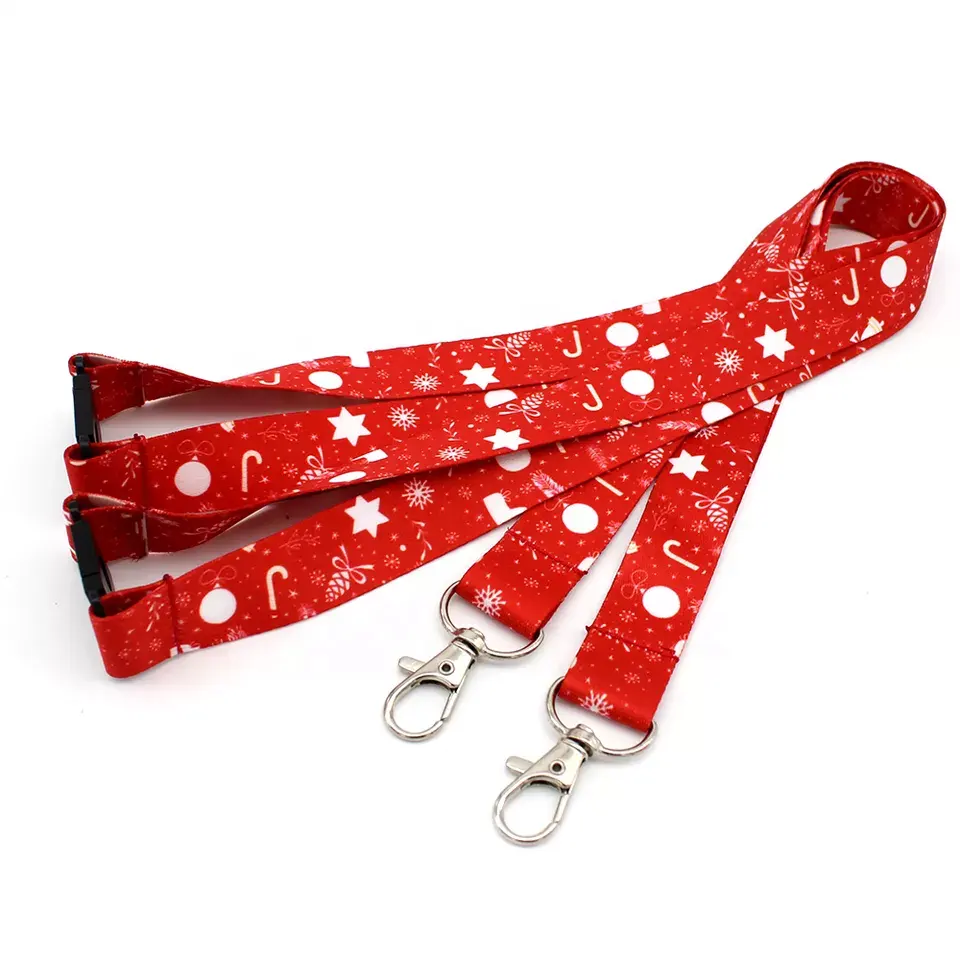 Custom Polyester Lanyards Full Color Printing Neck Straps with Logo Custom Keychain with Card Holders Disney Approval Factory