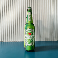 Bouteille de bière géante gonflable avec éclairage LED, impression publicitaire personnalisée, résistante à l'eau, durable pour la promotion d'événements en plein air, fête