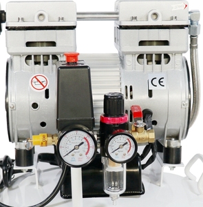 Máy Nén Khí Nha Khoa Y Tế Bệnh Viện Di Động Không Tiếng Ồn Thấp Không Dầu AC 220V 110V 25L 750W - Product Image 2