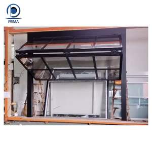 Porte de <span class=keywords><strong>garage</strong></span> sectionnelle en aluminium sur mesure Prima avec télécommande électrique pour villa et <span class=keywords><strong>garage</strong></span> résidentiel - Product Image 4