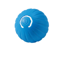 Balle de jeu automatique pour chat écologique, moderne et classique, jouet en silicone pour animaux de compagnie, style d'animation tendance pour chiens