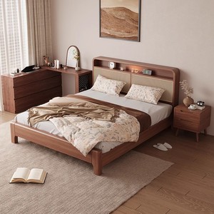 Cabecero de Cama Moderno Negro Sólido Minimalista para Hotel con Almacenamiento, OEM ODM, Proyectos Hoteleros al por Mayor, Panel de Ratán Ecológico, Envío Rápido - Product Image 6