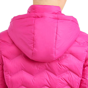 New Fashion Style Women Woven Puffer <b>Jackets</b> Breathable Wholesale Price Winter Full Sleeve Zipper Closure Cold Season - Product Image 4