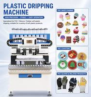 Machine de distribution d'étiquettes en PVC/silicone de précision à 12 couleurs, économe en énergie et haute productivité