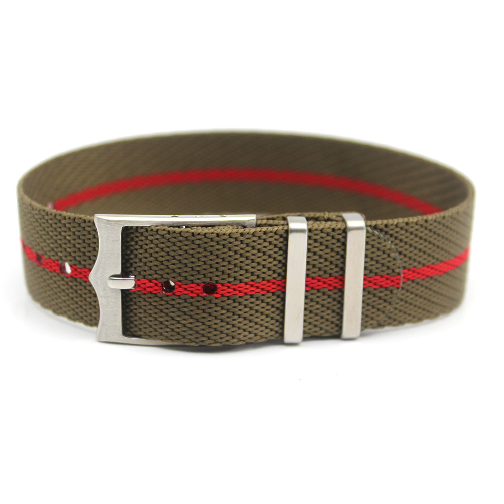 Khaki Green+Red