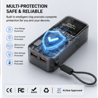 Nouvelle arrivée Lezet PD 100W Rechargeable 20000mAh 73Wh NMC Batterie Power Station Power Bank avec écran numérique Portable PC+ABS