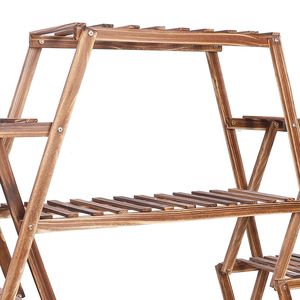 Support de plante <span class=keywords><strong>en</strong></span> <span class=keywords><strong>bois</strong></span> Pots de fleurs organisateur support de support intérieur extérieur - Product Image 4