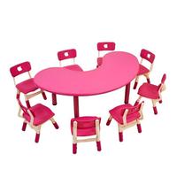 Meubles pour enfants, table en forme de U pour garderie, école, école maternelle, ensemble table et chaise pour enfants
