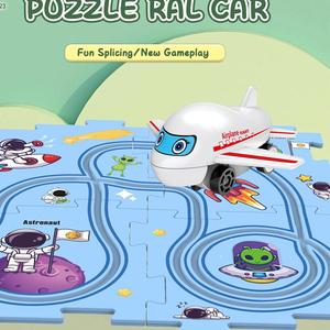ชุดรางไฟฟ้าสำหรับเด็ก5ชิ้นชุดราง<span class=keywords><strong>รถ</strong></span>ยนต์ลายการ์ตูน5ชิ้น - Product Image 3