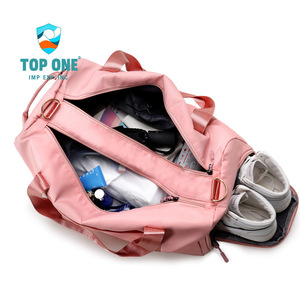 Top One Unisex Cremallera Tela Oxford Bolsa de gimnasio Separación seca y húmeda Bolsas de equipaje Bolsa de Deportes de natación de moda - Product Image 5
