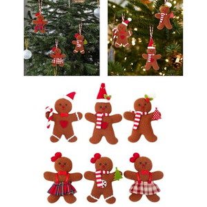 Christmas Holiday Decoration Cute Gingerbread Girl Cushion <b>Pillow</b> Soft Comfort Plush Home <b>Decor</b> <b>Pillows</b> - Product Image 4