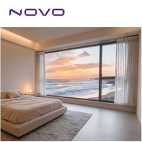 NOVO Rideau de salon, cuisine, chambre à coucher, lumière ambiante à changement de couleur, horizontal, motorisé, moteur de rideau intelligent TUYA Wi-Fi