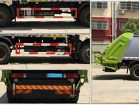 Camion à ordures compacté FAW 15CBM 4x2, camion compacteur hydraulique pour l'assainissement municipal