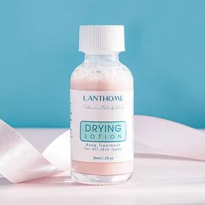 Lanthome private label organic instantly pimple acne treatment removal serum products drying lotion