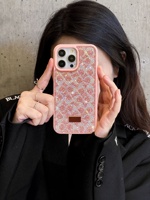Coque de protection de luxe tendance entièrement ornée de strass pour iPhone 18 Pro Max, compatible avec les modèles iPhone 17, 16, 15, 14, 13