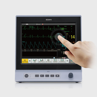 Moniteur patient Edan X10 à écran tactile multiparamètres pour cliniques vétérinaires ECG NIBP SpO2 TEMP IBP CO2