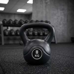 FitLover Kettlebell Nero Resistente da 8 kg per Allenamento, Attrezzatura Fitness Regolabile con Superficie in Polietilene - Product Image 3