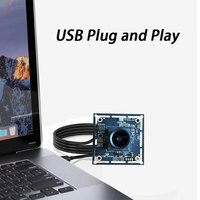Modul kamera 4K 8MP COMS IMX415 USB HD, sudut lebar tanpa distorsi lensa Webcam untuk Windows Android Raspberry Pi Liunx