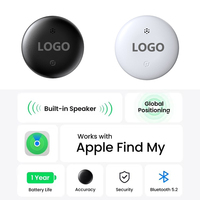 Traqueur Intelligent Certifié MFi de Taille Identique aux AirTags Anti-Perte Localisateur GPS pour Animaux Domestiques Mini pour Appareils Apple iOS