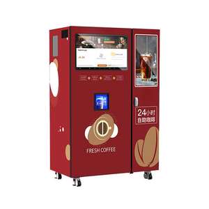 Máquina expendedora automática de café con dispensador de bebidas comercial de espresso con código QR inteligente recién molido - Product Image 2