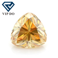 Pierres précieuses en moissanite de coupe cœur, champagne, certificat VVS GRA, prix de gros, diamants en moissanite pour la fabrication de bijoux