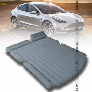Colchón de aire para coche, cama de viaje para Tesla modelo Y 1,9 m, colchón inflable a prueba de humedad, cama de aire, sofá para asiento trasero de coche
