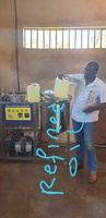 Usine de raffinage d'huile de graines de tournesol, d'arachide et de soja automatique 500 kg/jour, populaire en Afrique, machine de fabrication d'huile comestible