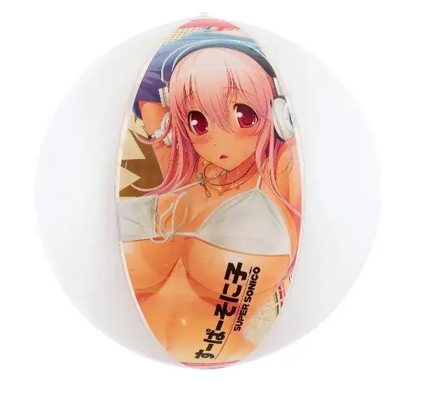 Bola inflável personalizada da praia do anime com sph