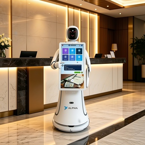 Robot de Recepción con IA Humanoide, Diseño Facial con Evitación de Obstáculos para Empresas y Espacios Públicos - Product Image 1
