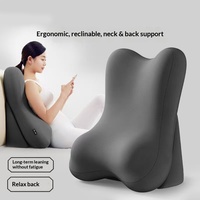 Coussin multifonctionnel en mousse à mémoire de forme pour lit, soutien lombaire, lecture, utilisation au téléphone, repos et jeu au lit
