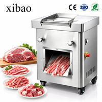 Nouvelle machine à découper la viande électrique commerciale à haute efficacité, automatique, pour poulet frais et porc, en acier inoxydable, pour la vente au détail et l'agriculture