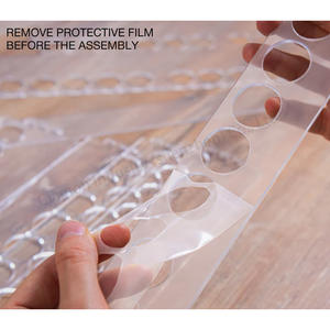 प्लाईडोलेक्स 60 छेद सिटाडेल पेंट अन्य दीवार माउंट पेंट रैक एक्रिलिक पेंट भंडारण आयोजक - Product Image 3