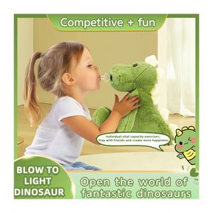Noir Labrador personnalisé parlant anxiété barbu <span class=keywords><strong>Collie</strong></span> assis cheval jouets vert dinosaure chine Ai interactif en peluche jouet - Product Image 2