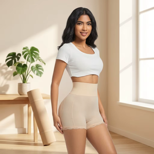 Faja Moldeadora de Cintura Alta con Control de Abdomen para Mujer, Tallas Grandes, 80% Poliéster 20% Spandex, Bragas 3D Levanta Glúteos, Envío Inmediato - Product Image 1