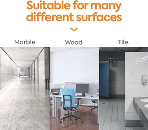 Mop per Pulizia Commerciale per Hotel e Palestre, in Cotone, per Polvere e Pavimenti, Rettangolare Piatto, con Testa in Alluminio, per Uso Bagnato e Asciutto - Product Image 5