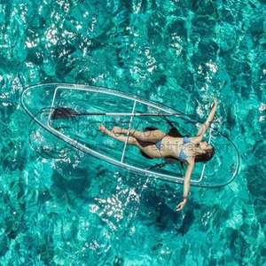 Pagaie de bateau en plastique bon marché, canoë à fond <span class=keywords><strong>Transparent</strong></span>, Double <span class=keywords><strong>Kayak</strong></span> <span class=keywords><strong>Transparent</strong></span> en plastique pour 2 personnes - Product Image 5