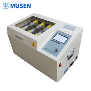 Testador Eletrônico de Resistência Dieletrica de Óleo MUSEN 0-80kV/0-100KV Equipamento de Teste Personalizável com Três Copos e Precisão de 1,5% - Product Image 1