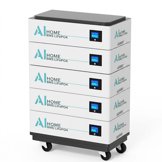 51.2V Stackable Energy Storage Battery 100Ah 200Ah Expandable Other Battery for Vehicles Charging Station off Grid 0-5kWh Output