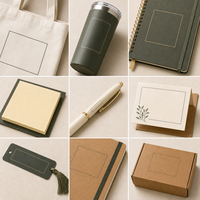 Kit de Regalo Personalizado para Maestros con Bolso Tote, Cuaderno, Vaso Térmico, Notas Adhesivas, Bolígrafo y Tarjeta de Agradecimiento para el Aula