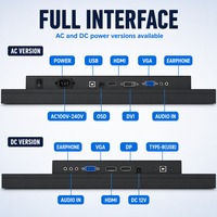 Écran tactile IR 4K de 49 pouces, écran LCD à cadre ouvert 3840x2160 avec HDMI VGA DVI DP USB, pour kiosque, armoire de jeu