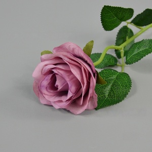 Rosa Roja <span class=keywords><strong>Artificial</strong></span> de Seda de Alta Calidad, Hecha a Mano, con Tacto Real, <span class=keywords><strong>para</strong></span> Bodas, <span class=keywords><strong>Fiestas</strong></span>, Día de la Madre - Product Image 5
