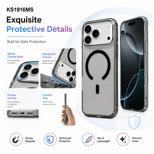 Étui de téléphone à chargement magnétique sans fil KingSoul pour Motorola/Google, hybride TPU+PC, antichoc, étanche, style Ins - Product Image 2