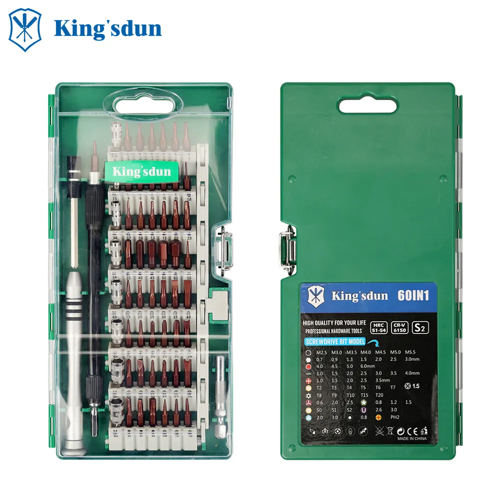 Set cacciavite UFTOOLS 60 In 1 Mini cacciavite portatile Set di strumenti professionali per la riparazione del telefono cellulare