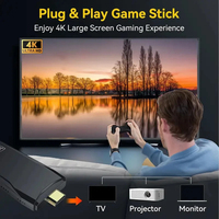 Console de jeu vidéo portable M8 4K, prend en charge 64G, console de jeu TV portable sans fil 40000, prend en charge les jeux N64, carte TF 256 Go