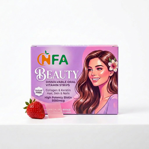 Película Oral de Vitamina de Venta Caliente que Contiene Biotina con Colágeno para una Piel Radiante y Uñas Reforzadas - Product Image 1